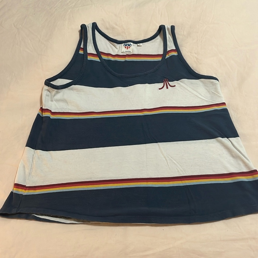 Junk food Cotton Tank Top / Size L / Multi-colored